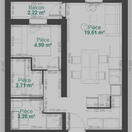 Appartement 3 Pieces, 2 Chambres Au Coeur De La Station Génos Dış mekan fotoğraf